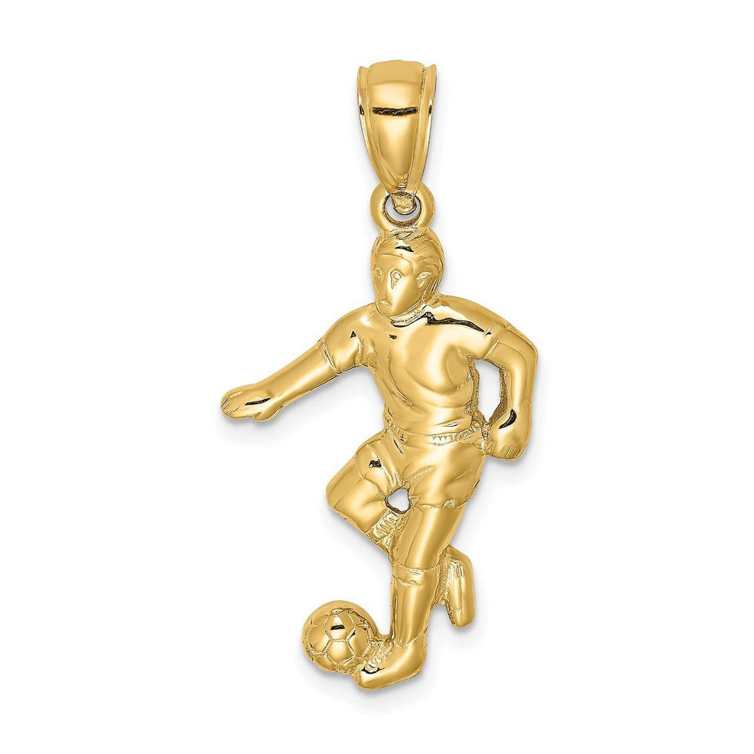 Boy Soccer Player Charm