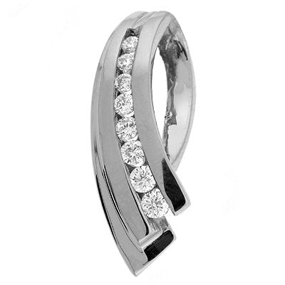 CHANNEL SETTING DIAMOND PENDANT