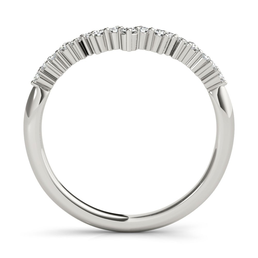 Chevron Cluster Wedding Band - Wedding Band - Design Jewellers Edmonton