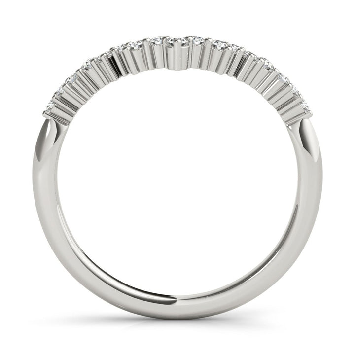 Chevron Cluster Wedding Band - Wedding Band - Design Jewellers Edmonton