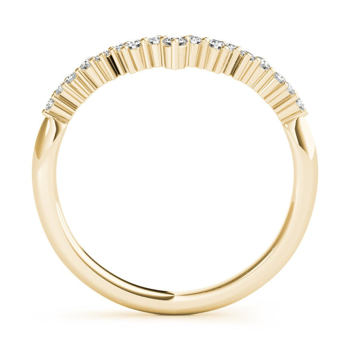 Chevron Cluster Wedding Band - Wedding Band - Design Jewellers Edmonton
