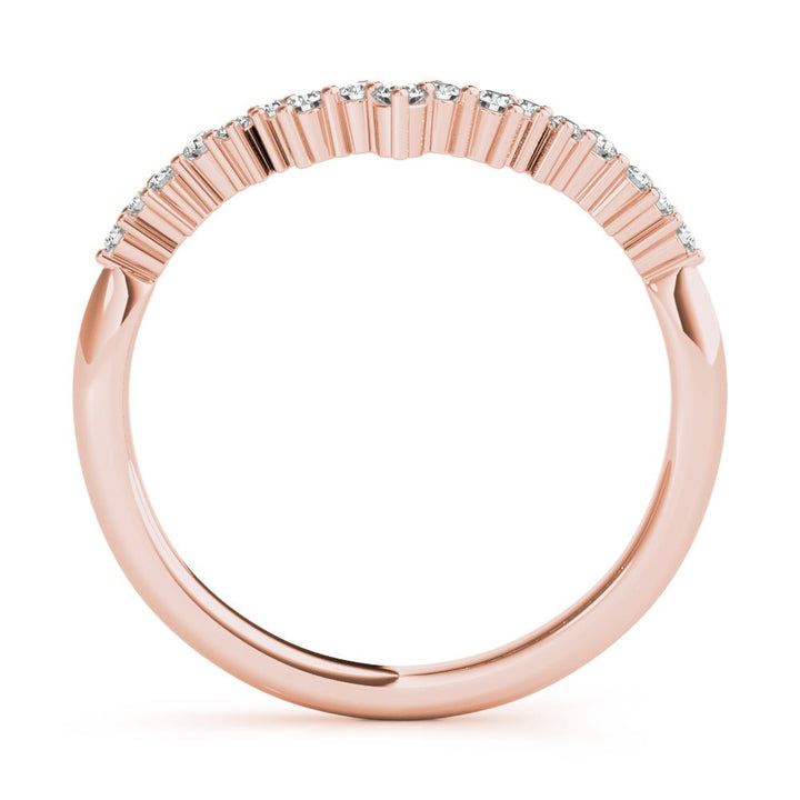 Chevron Cluster Wedding Band - Wedding Band - Design Jewellers Edmonton