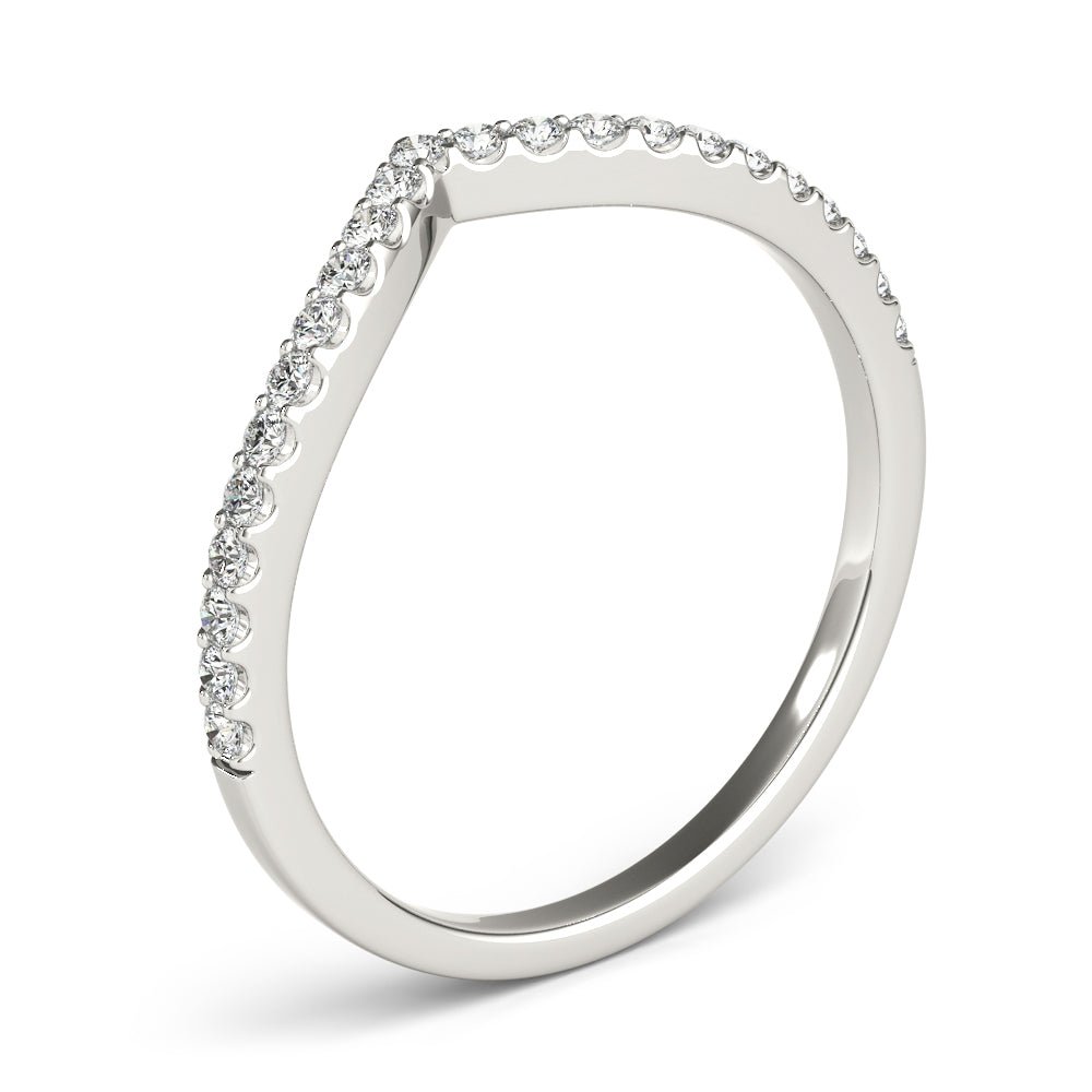 Chevron Diamond Wedding Band - Wedding Band - Design Jewellers Edmonton