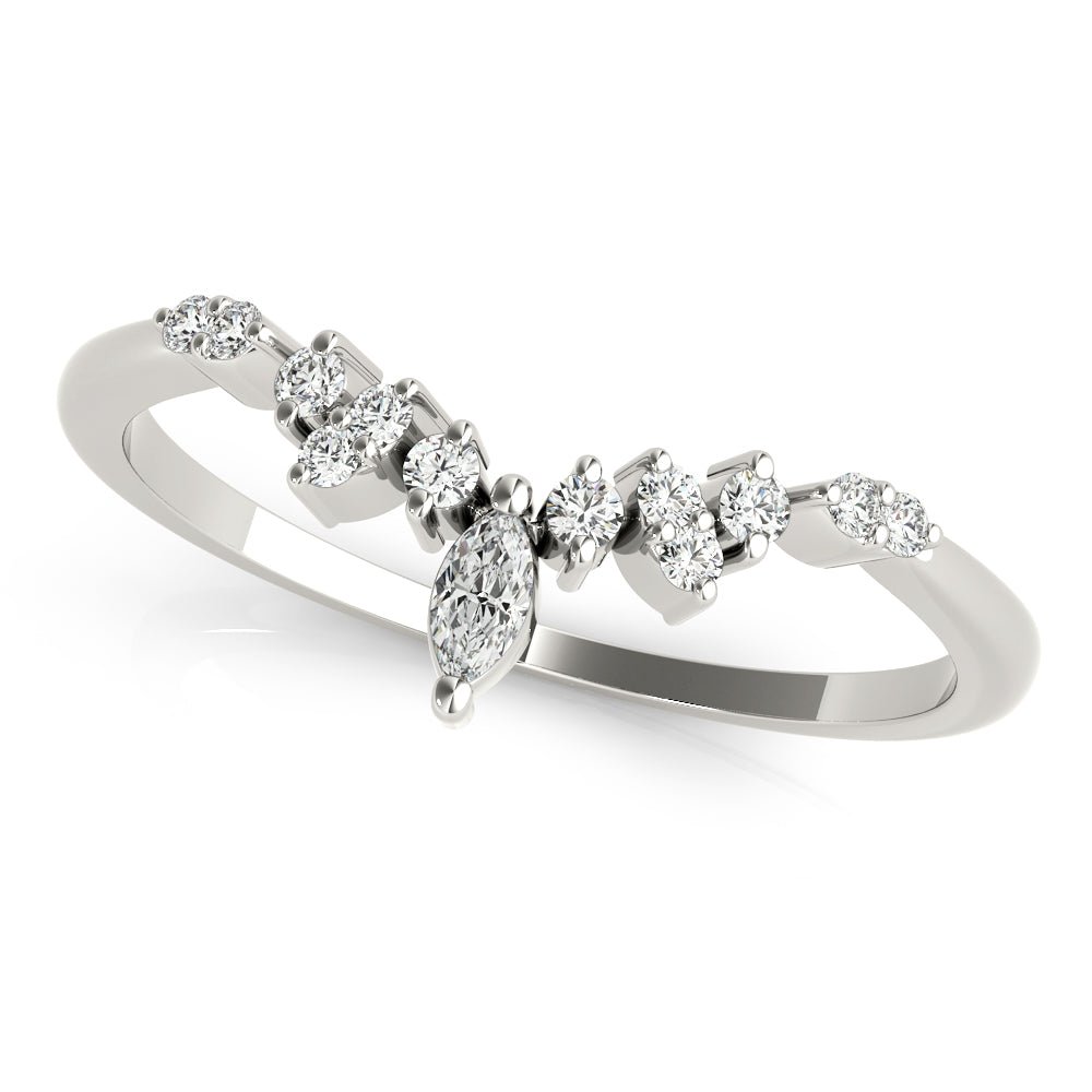 Chevron Marquise Band - Fashion Ring - Design Jewellers Edmonton