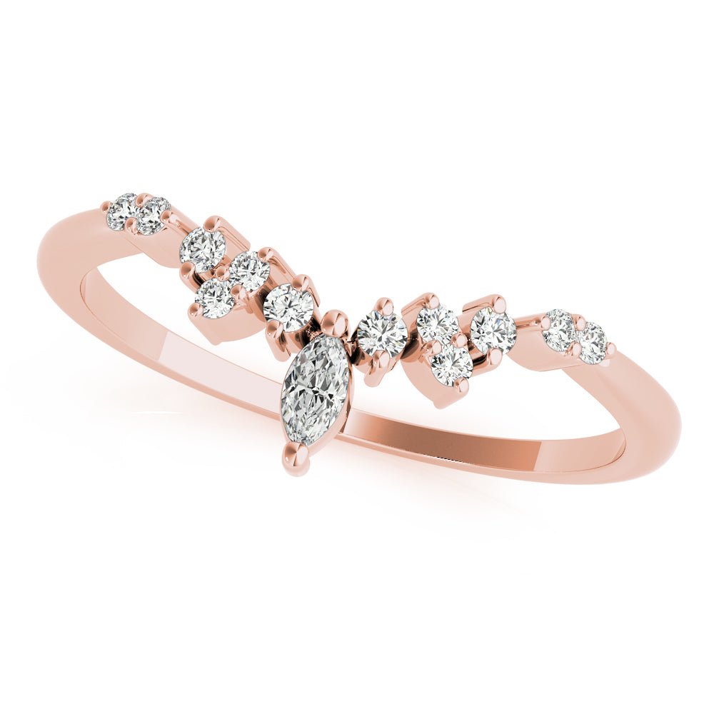 Chevron Marquise Band - Fashion Ring - Design Jewellers Edmonton