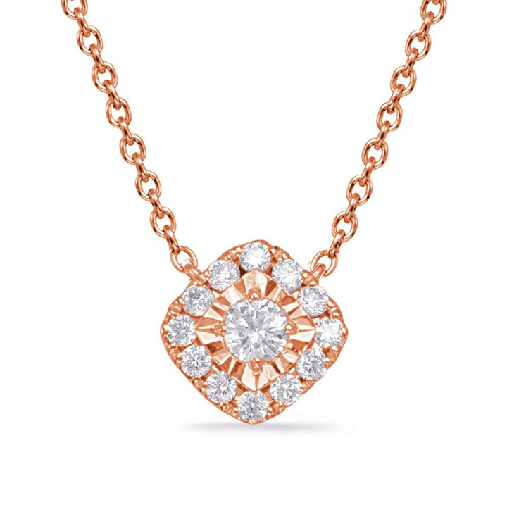 Classic Design Gold and Diamond Necklace - Design Jewellers Edmonton