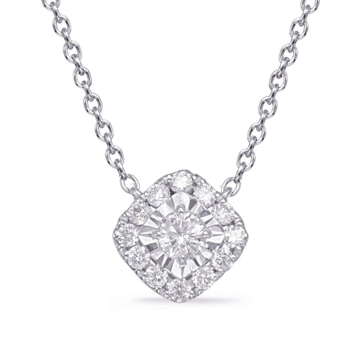 Classic Design Gold and Diamond Necklace - Design Jewellers Edmonton