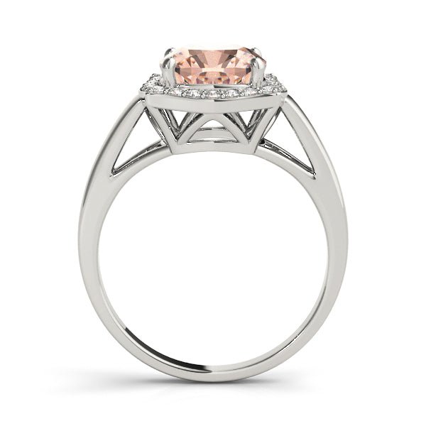 Custom Cushion Morganite Fashion Ring - Fashion Ring - Design Jewellers Edmonton