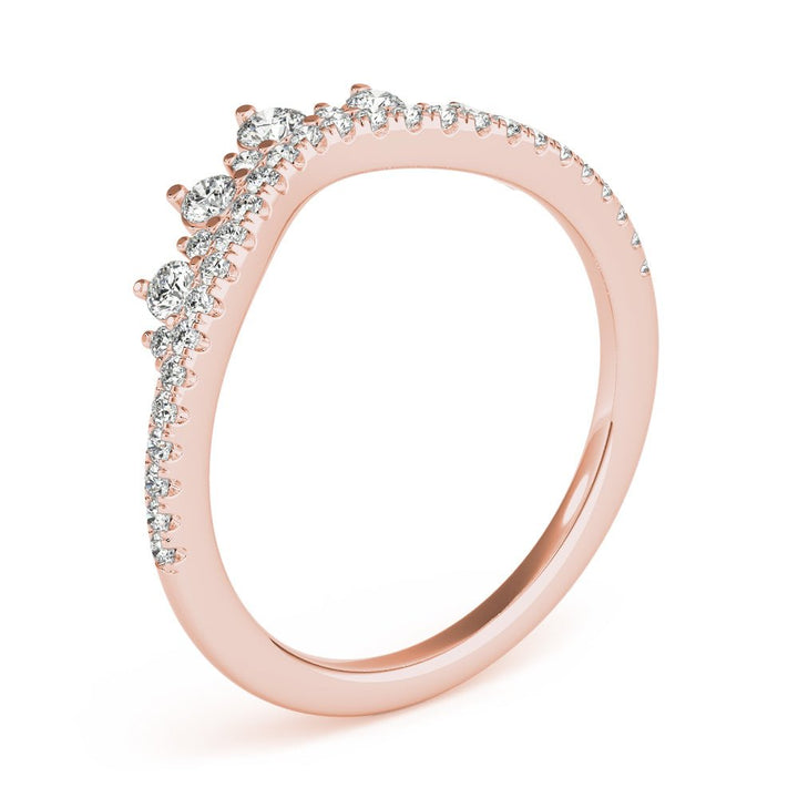 Diamond Chevron Wedding Band - Wedding Band - Design Jewellers Edmonton