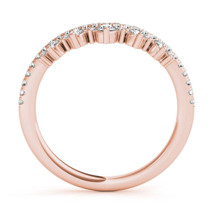 Diamond Chevron Wedding Band - Wedding Band - Design Jewellers Edmonton