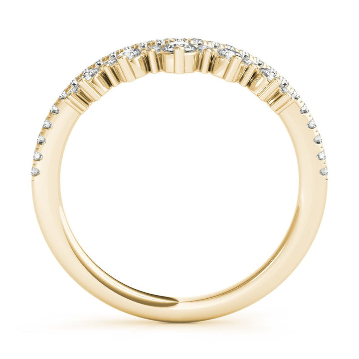 Diamond Chevron Wedding Band - Wedding Band - Design Jewellers Edmonton