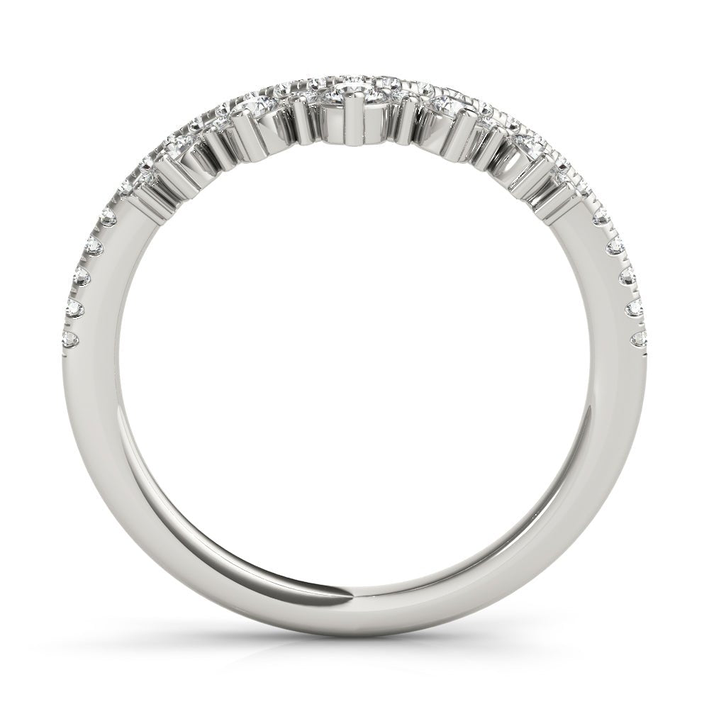 Diamond Chevron Wedding Band - Wedding Band - Design Jewellers Edmonton
