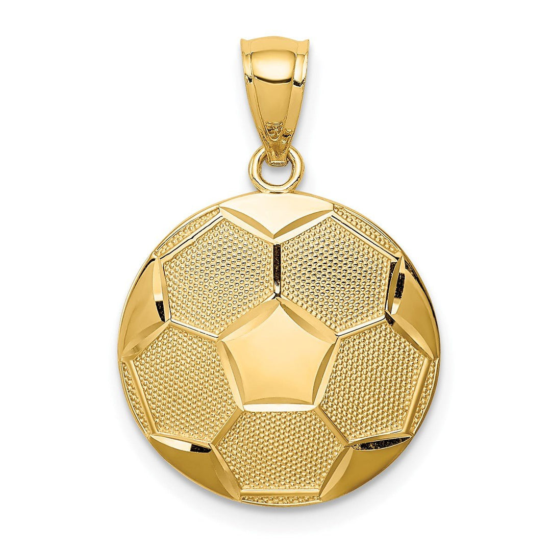 Domed Soccer Ball Pendant