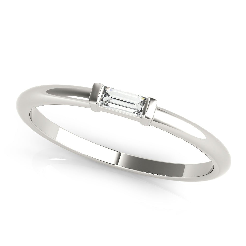 East-West Baguette Ring