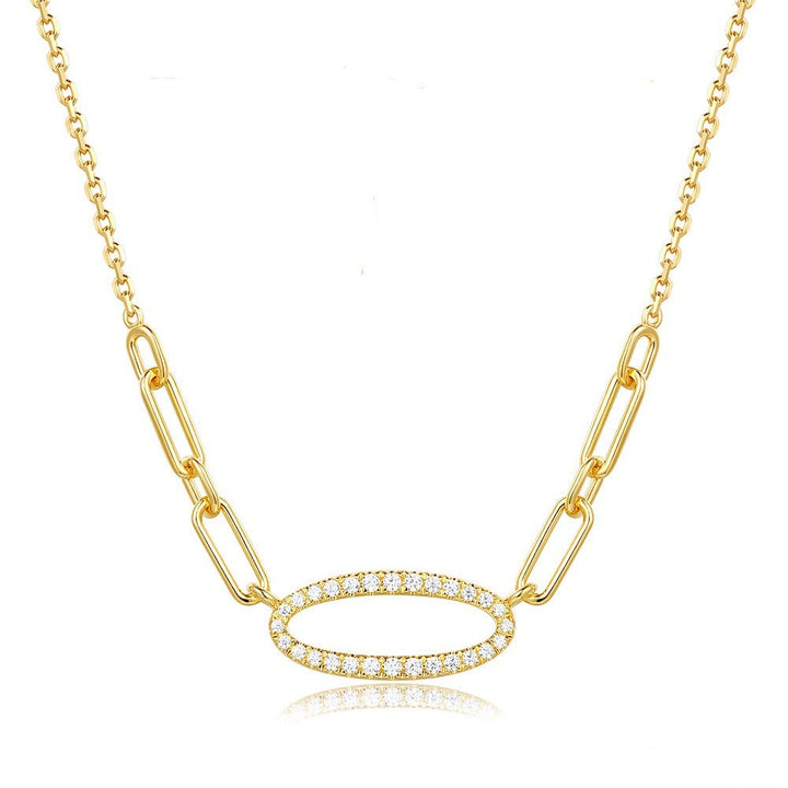 Elegant Design Gold Diamond Necklace - Design Jewellers Edmonton
