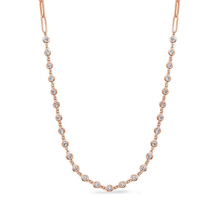 ELEGANT WHITE GOLD DIAMOND NECKLACE - Design Jewellers Edmonton