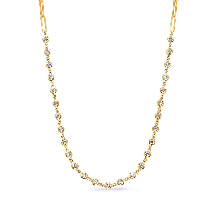 ELEGANT WHITE GOLD DIAMOND NECKLACE - Design Jewellers Edmonton