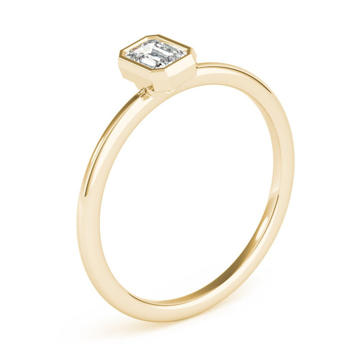 Emerald Cut Solitaire Ring - Fashion Ring - Design Jewellers Edmonton