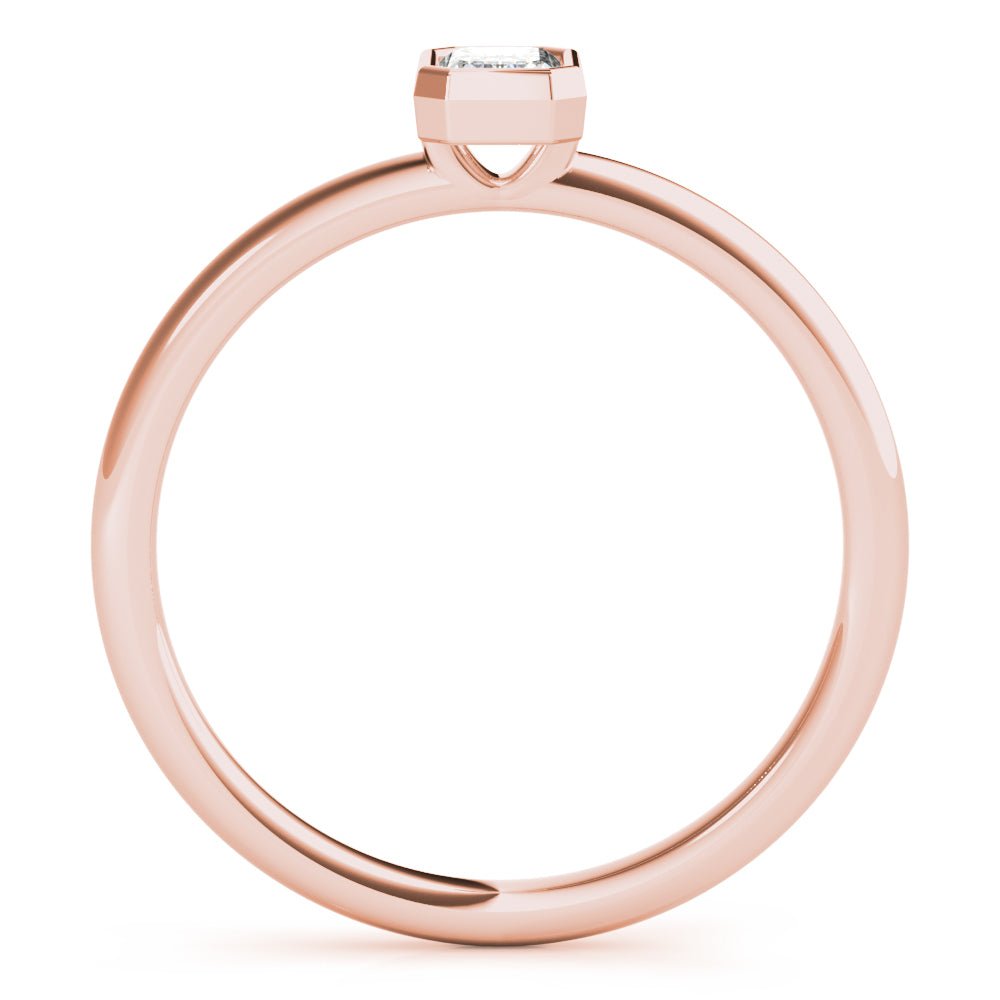 Emerald Cut Solitaire Ring - Fashion Ring - Design Jewellers Edmonton