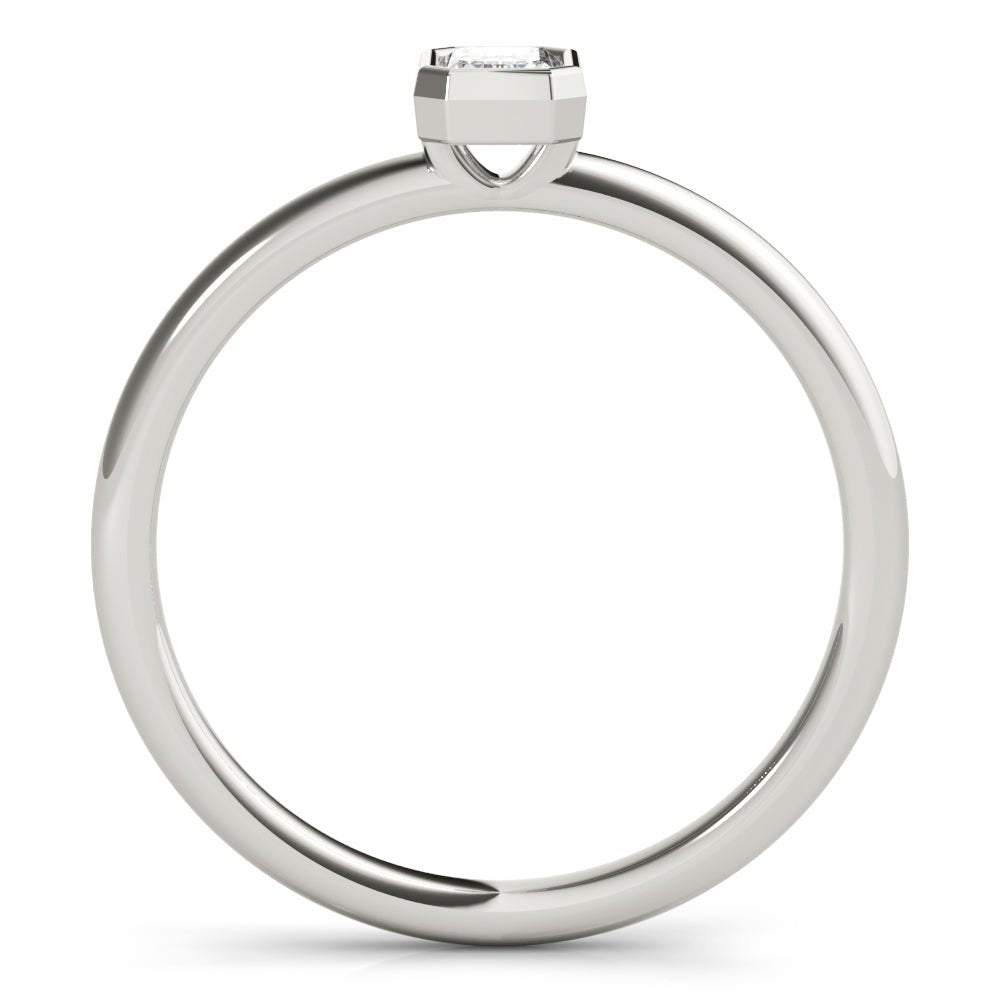 Emerald Cut Solitaire Ring - Fashion Ring - Design Jewellers Edmonton