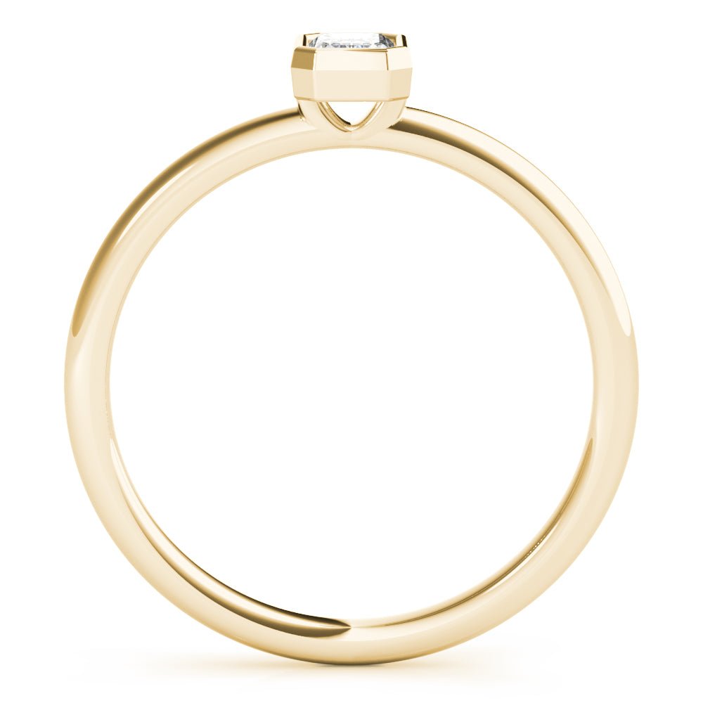 Emerald Cut Solitaire Ring - Fashion Ring - Design Jewellers Edmonton