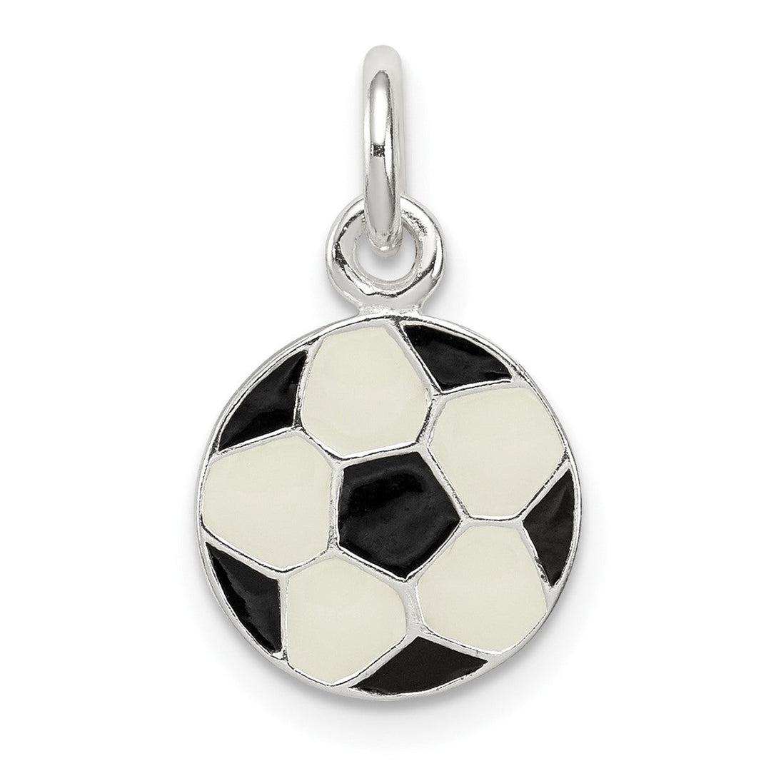 Enameled Soccer Ball Charm