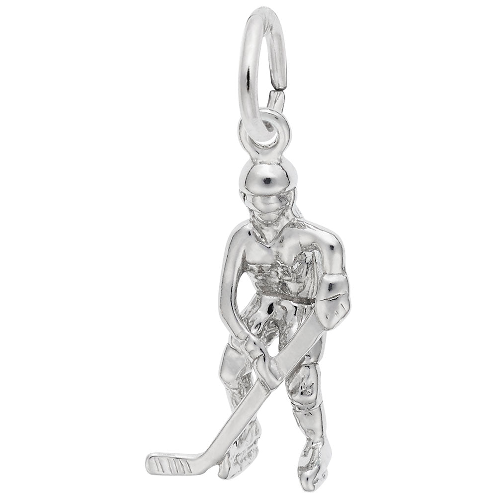 Female Hockey Player Charm