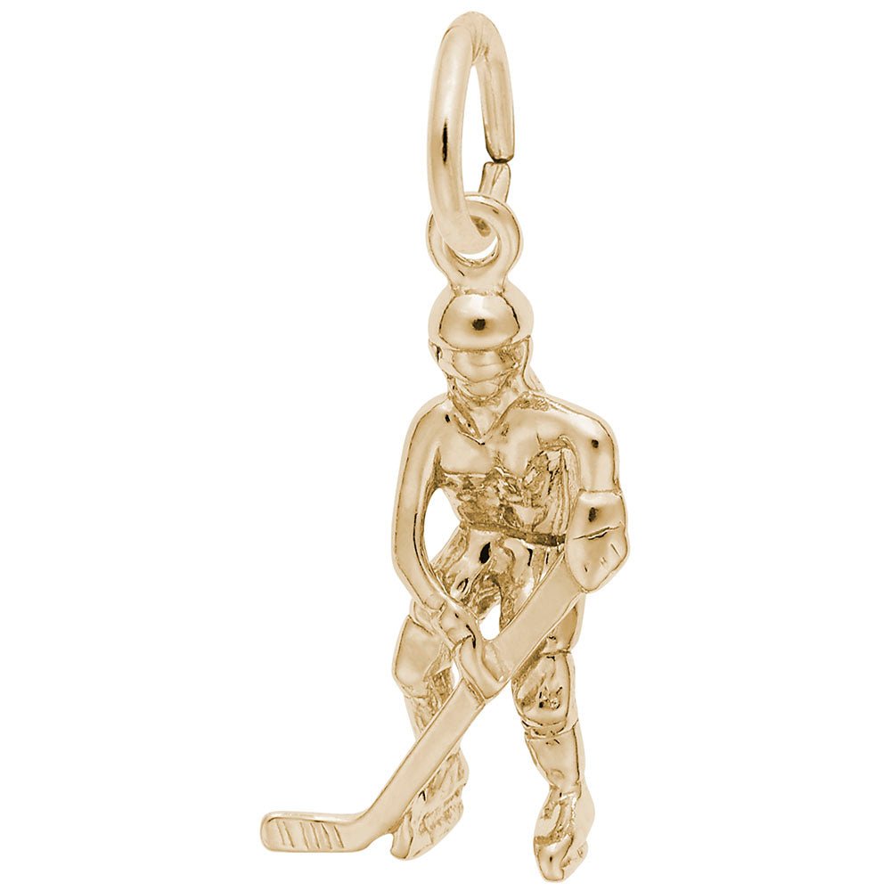 Female Hockey Player Charm - Charm - Design Jewellers Edmonton