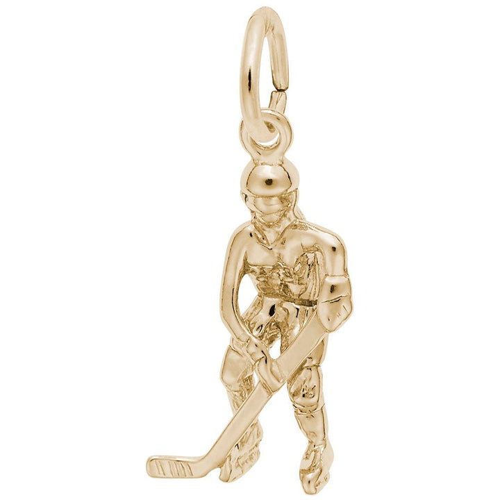 Female Hockey Player Charm - Charm - Design Jewellers Edmonton
