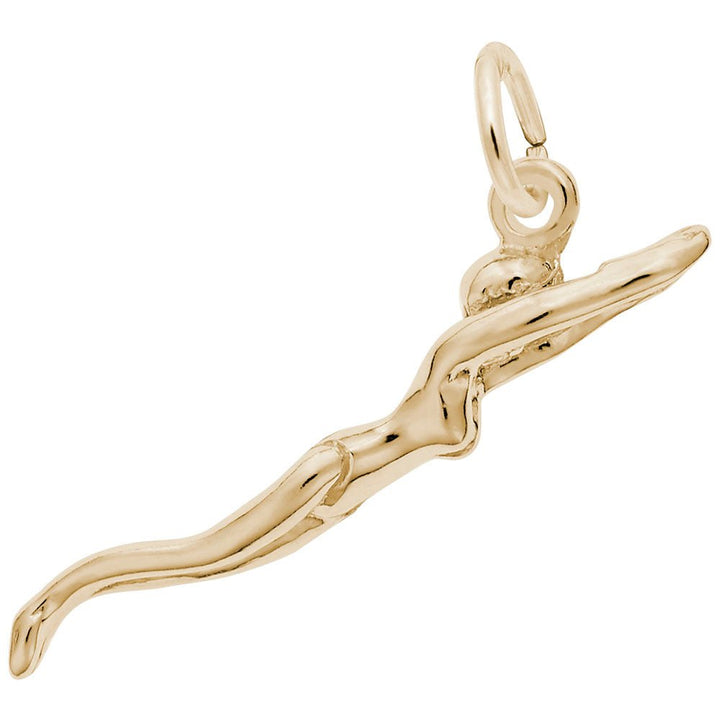 Female Swimmer Charm - Charms - Design Jewellers Edmonton