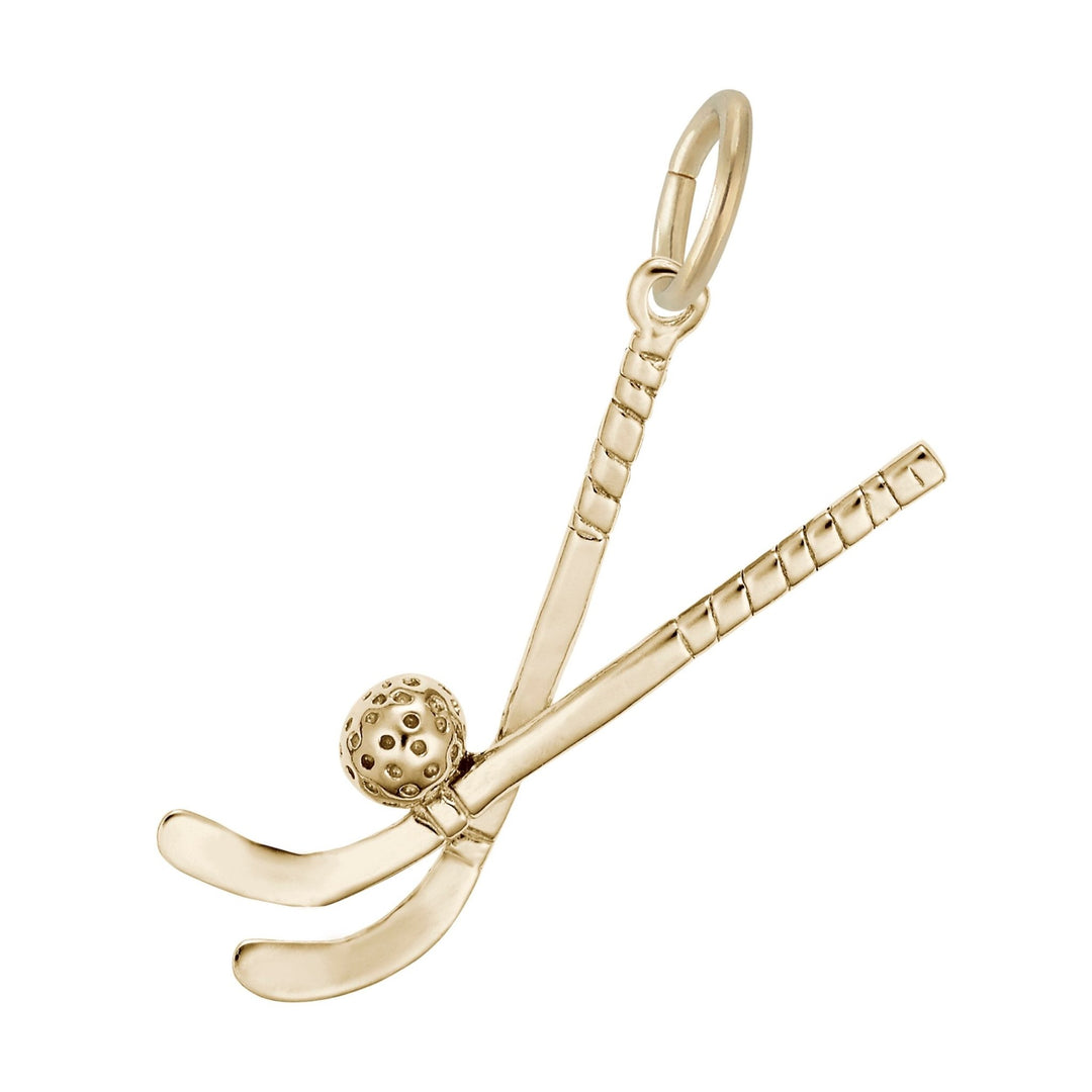 Field Hockey Sticks with Ball Charm - Charm - Design Jewellers Edmonton