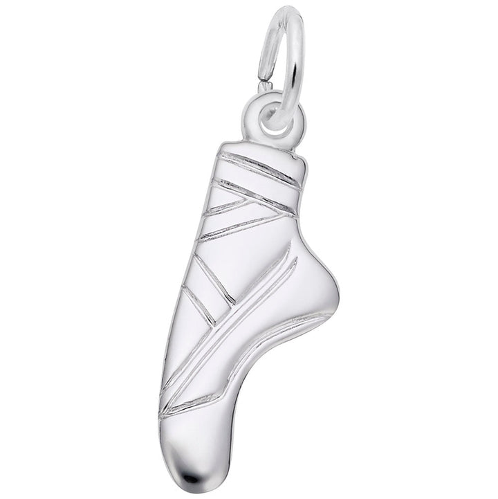 Flat Ballet Pointe Shoe Charm - Charms - Design Jewellers Edmonton