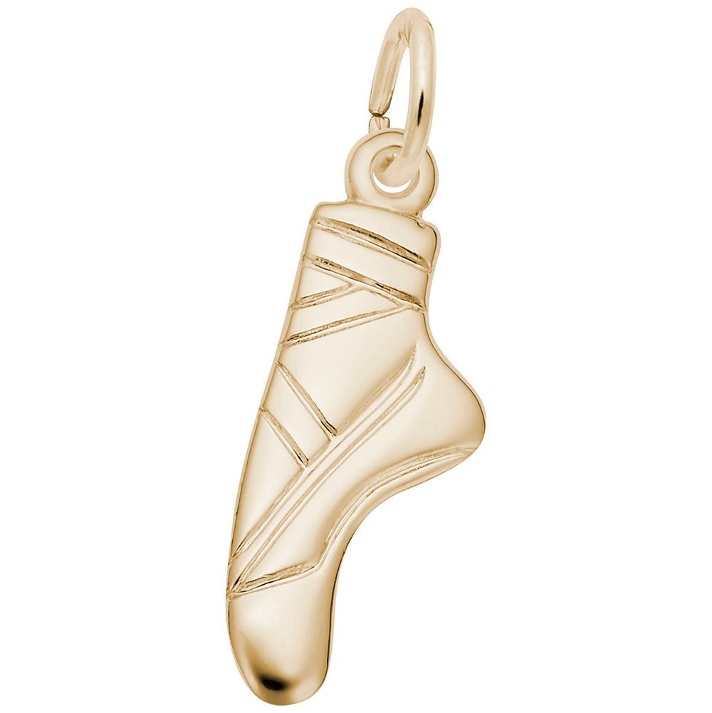Flat Ballet Pointe Shoe Charm - Charms - Design Jewellers Edmonton
