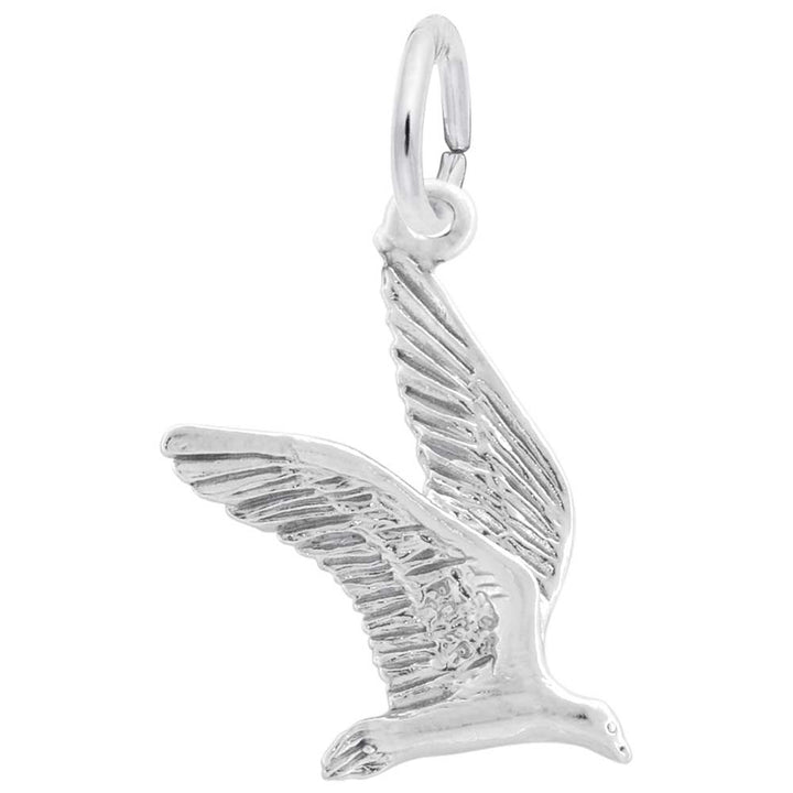 Flying Seagull Charm - Charms - Design Jewellers Edmonton