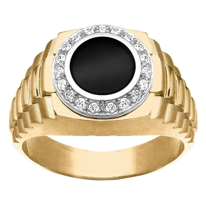 Gent'S Onyx Ring - Fashion Ring - Design Jewellers Edmonton