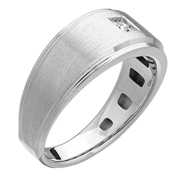 Gent'S Princess Cut Solitaire Ring - Fashion Ring - Design Jewellers Edmonton