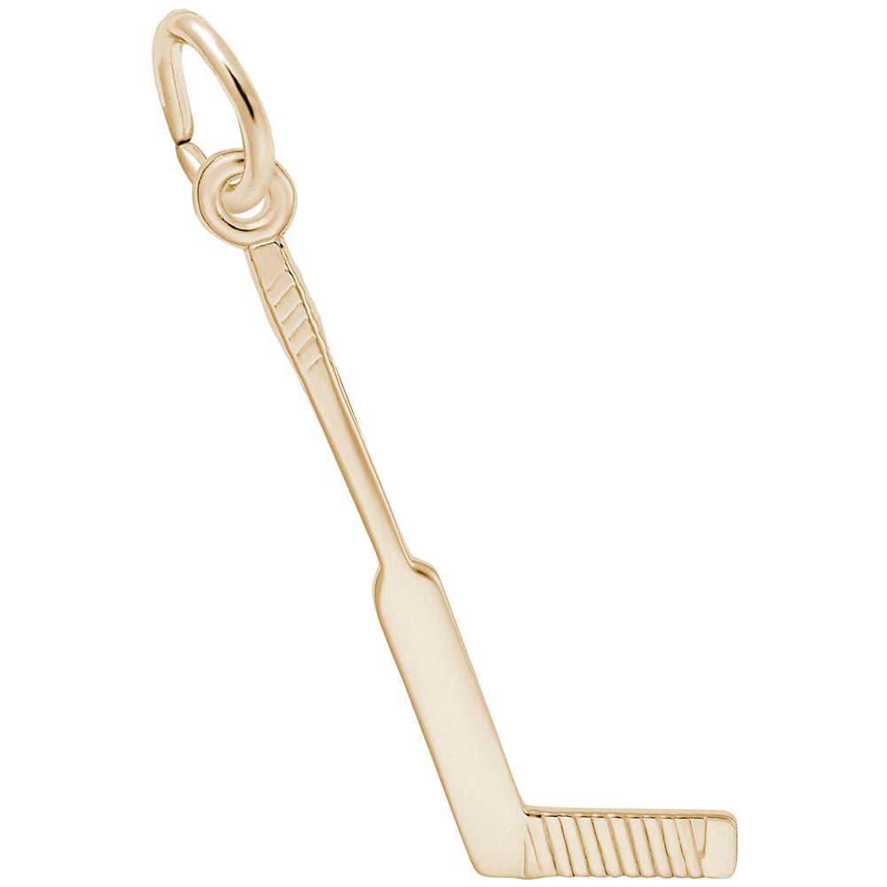Goalie Hockey Stick Charm - Charm - Design Jewellers Edmonton