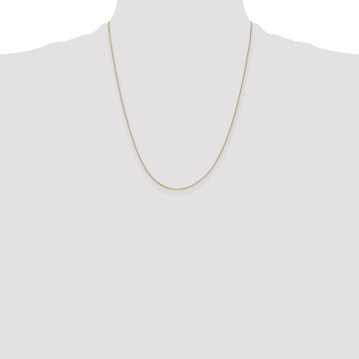 Gold 0.5mm Box Chain, 22" - Chain - Design Jewellers Edmonton