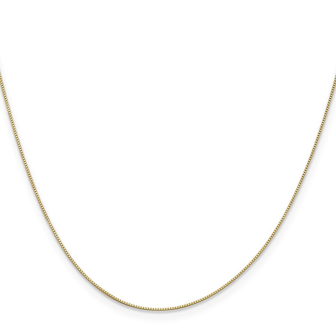 Gold 0.5mm Box Chain, 22