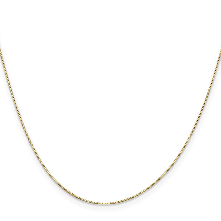 Gold 0.5mm Box Chain, 22" - Chain - Design Jewellers Edmonton