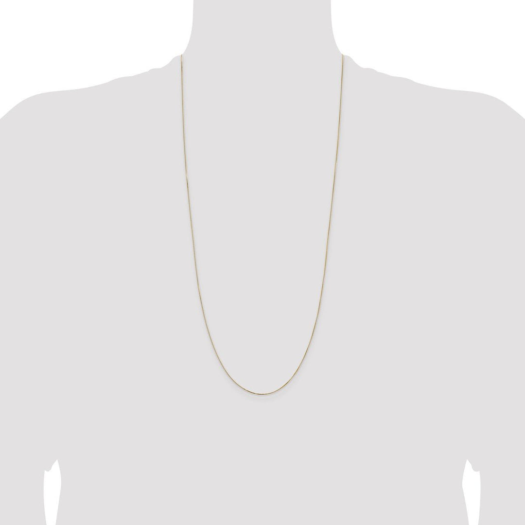 Gold 0.5mm Box Chain, 30