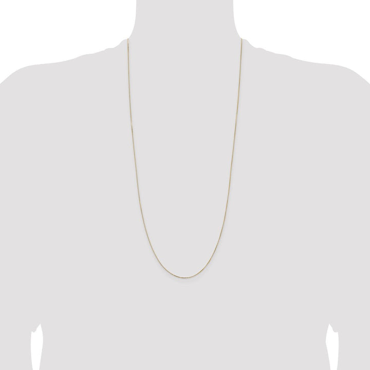 Gold 0.5mm Box Chain, 30" - Chain - Design Jewellers Edmonton