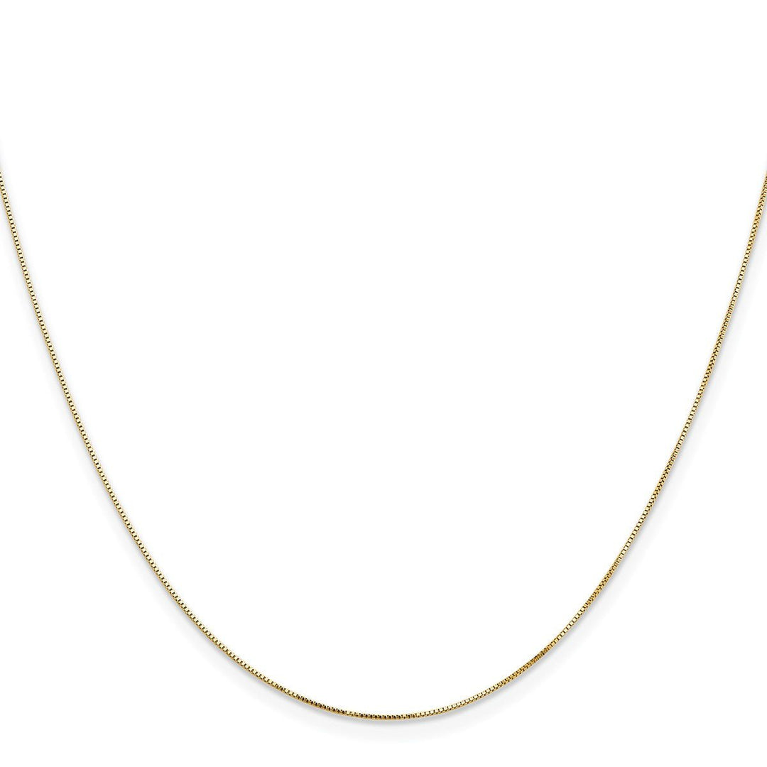 Gold 0.5mm Box Chain, 30
