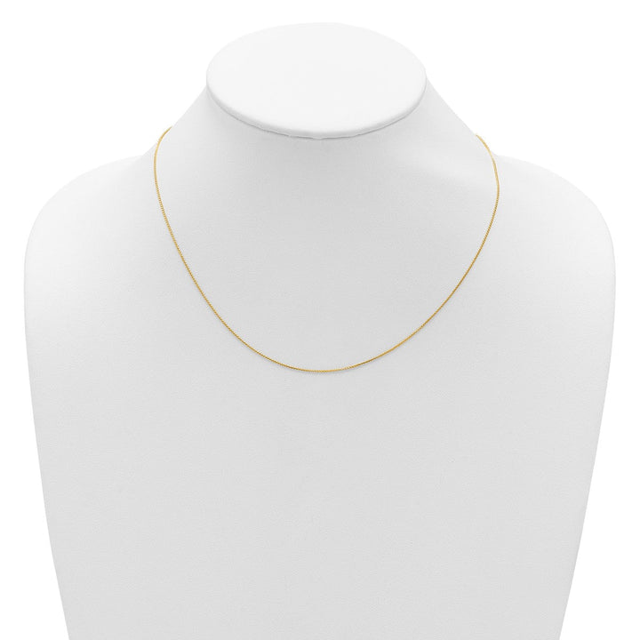 Gold 0.65mm Spiga (Wheat) Chain, 16" - Chain - Design Jewellers Edmonton