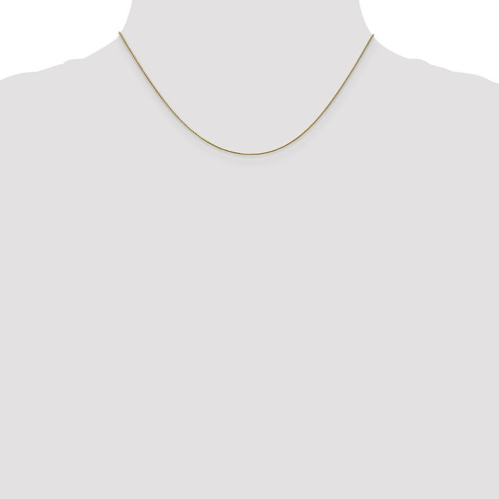 Gold 0.65mm Spiga (Wheat) Chain, 16" - Chain - Design Jewellers Edmonton