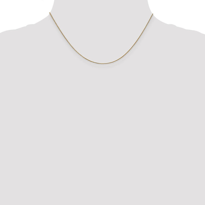 Gold 0.65mm Spiga (Wheat) Chain, 16" - Chain - Design Jewellers Edmonton