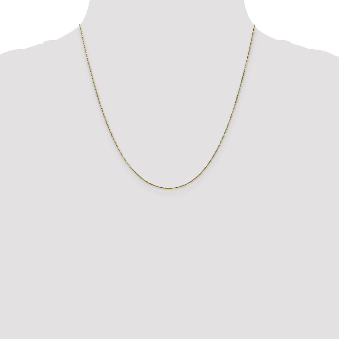 Gold 0.65mm Spiga (Wheat) Chain, 20
