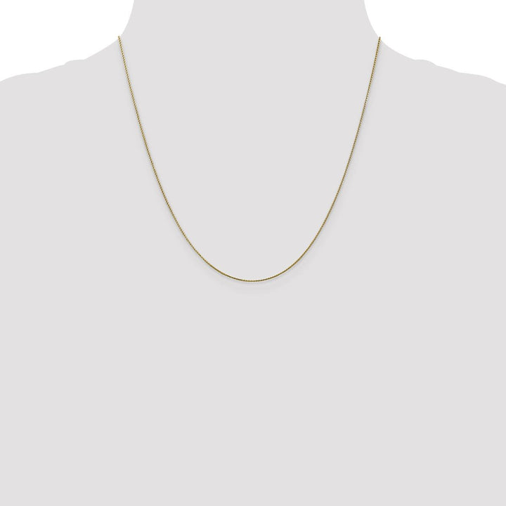 Gold 0.65mm Spiga (Wheat) Chain, 20" - Chain - Design Jewellers Edmonton