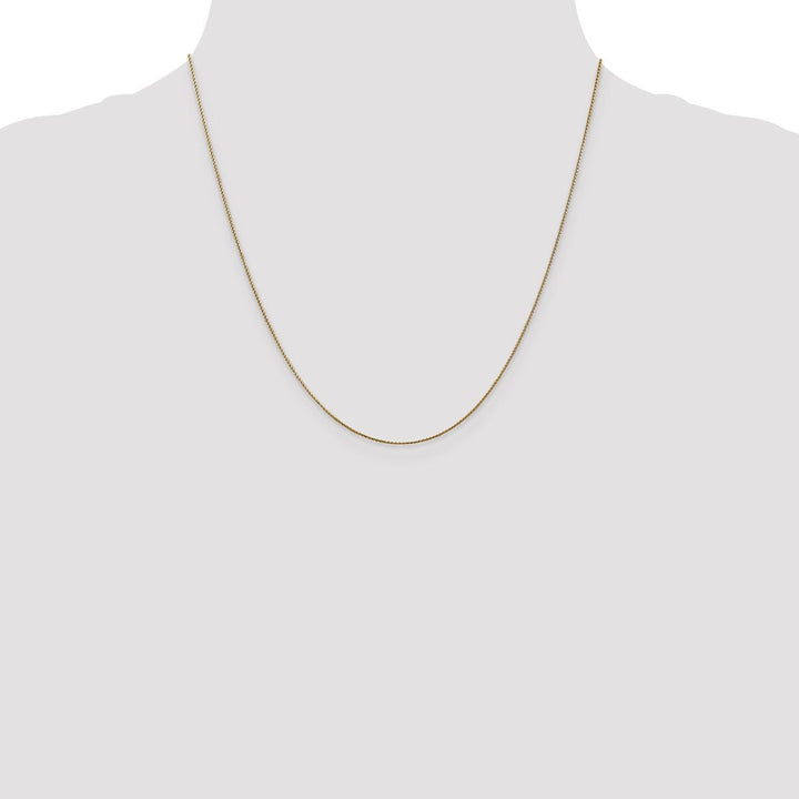 Gold 0.65mm Spiga (Wheat) Chain, 20" - Chain - Design Jewellers Edmonton
