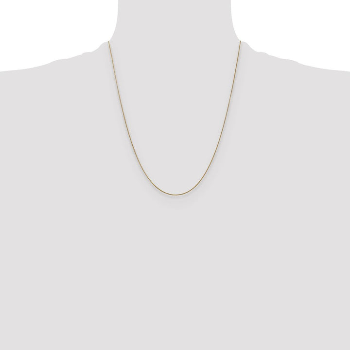 Gold 0.65mm Spiga (Wheat) Chain, 22" - Chain - Design Jewellers Edmonton